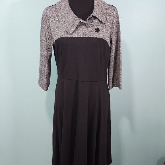 Homeyee Junior’s/Women’s Colorblock Lapel Career Tunic Dress XL
Lot K - Picture 1 of 4